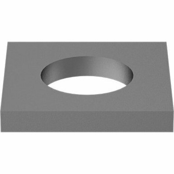 Bsc Preferred Galvanized Steel Square Washer for M22 Screw Size 28 mm ID 91133A218